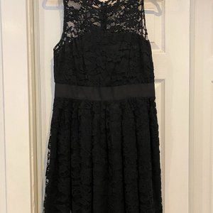 Black Lace Cocktail Dress